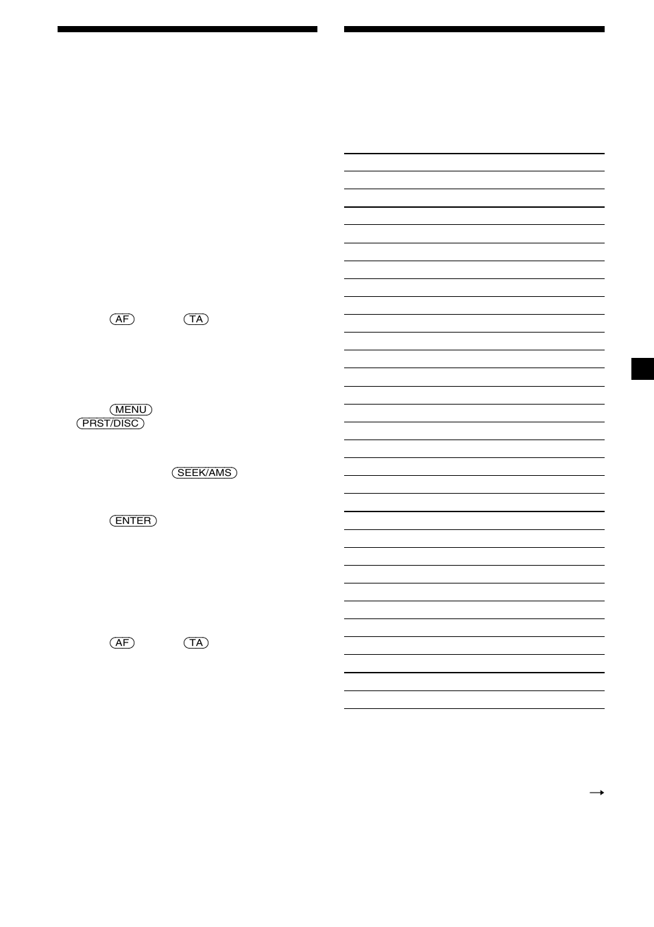 Locating a station by programme type | Sony XR-C7500RX User Manual | Page 17 / 212