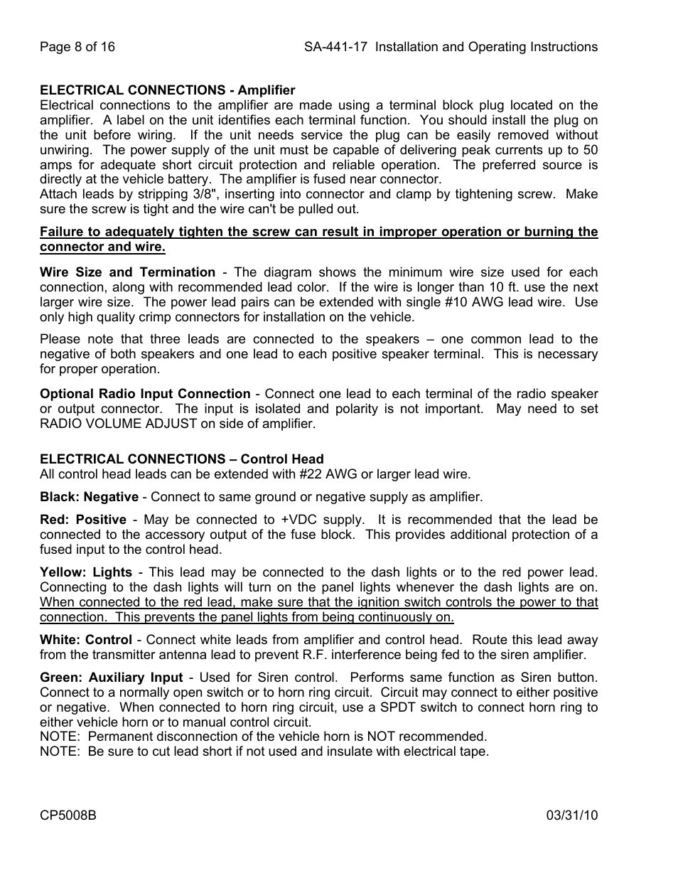 Carson SA-441-17 User Manual | Page 8 / 16