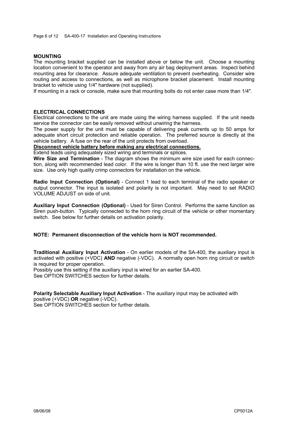 Carson SA-400-17 User Manual | Page 6 / 12
