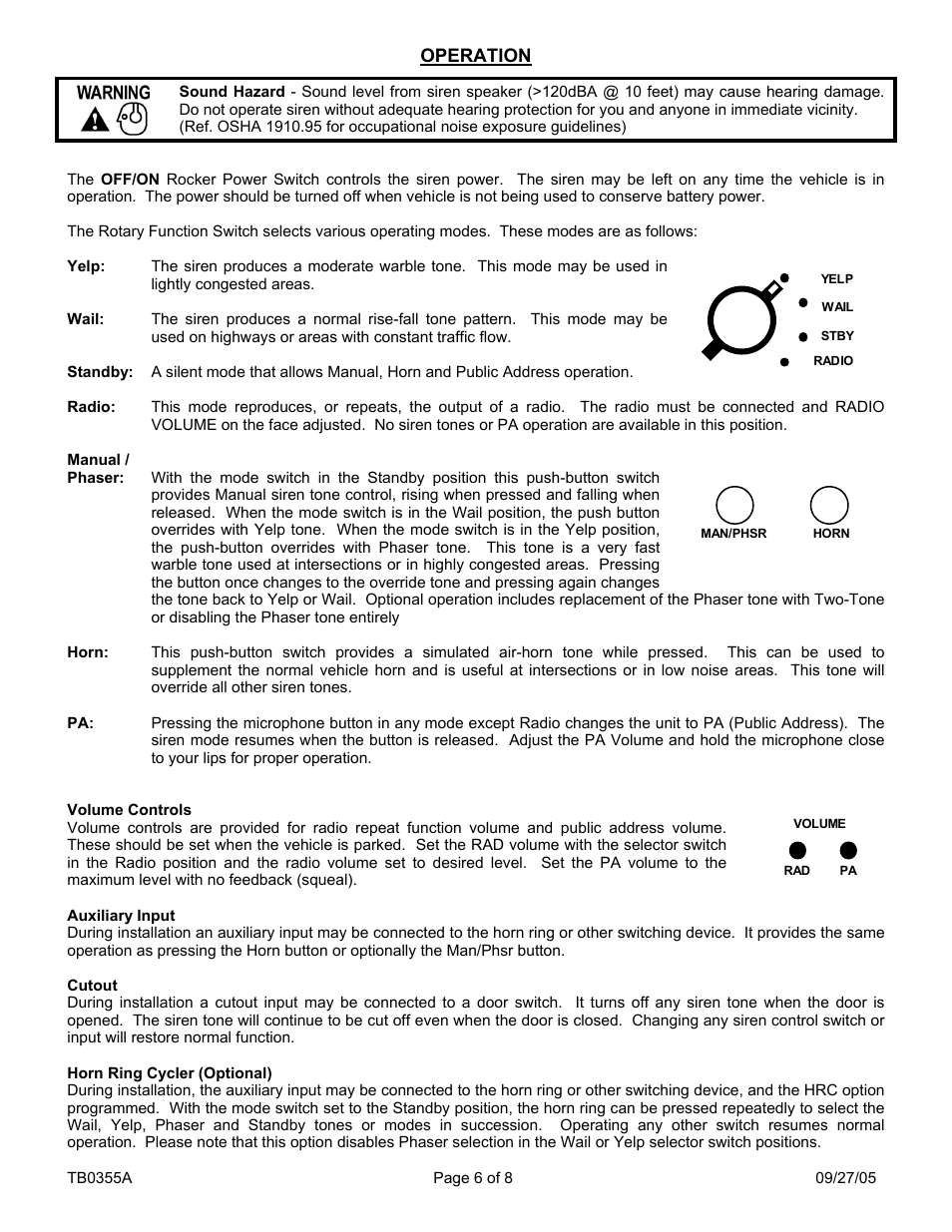 Operation | Carson SA-500-16 14V User Manual | Page 6 / 8