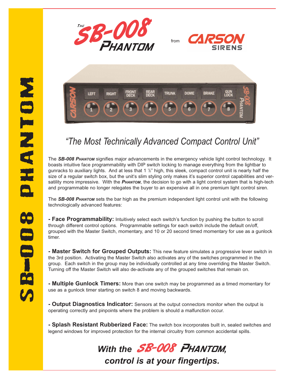 Carson PHANTOM SB-008 User Manual | 2 pages