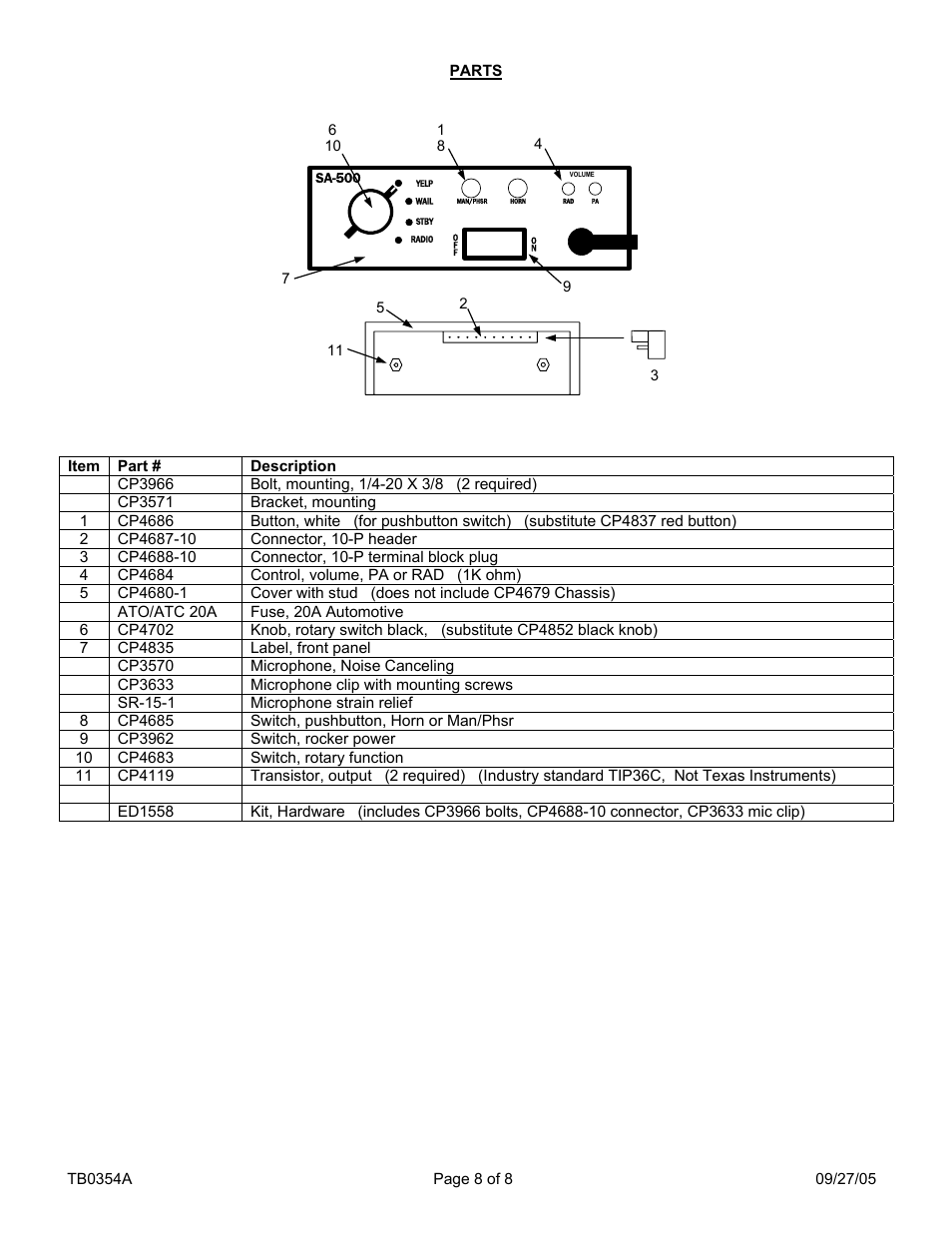 Carson SA-500-11 14V User Manual | Page 8 / 8