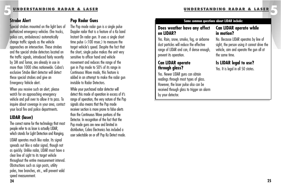 Cobra Electronics ESD-9570 User Manual | Page 16 / 21