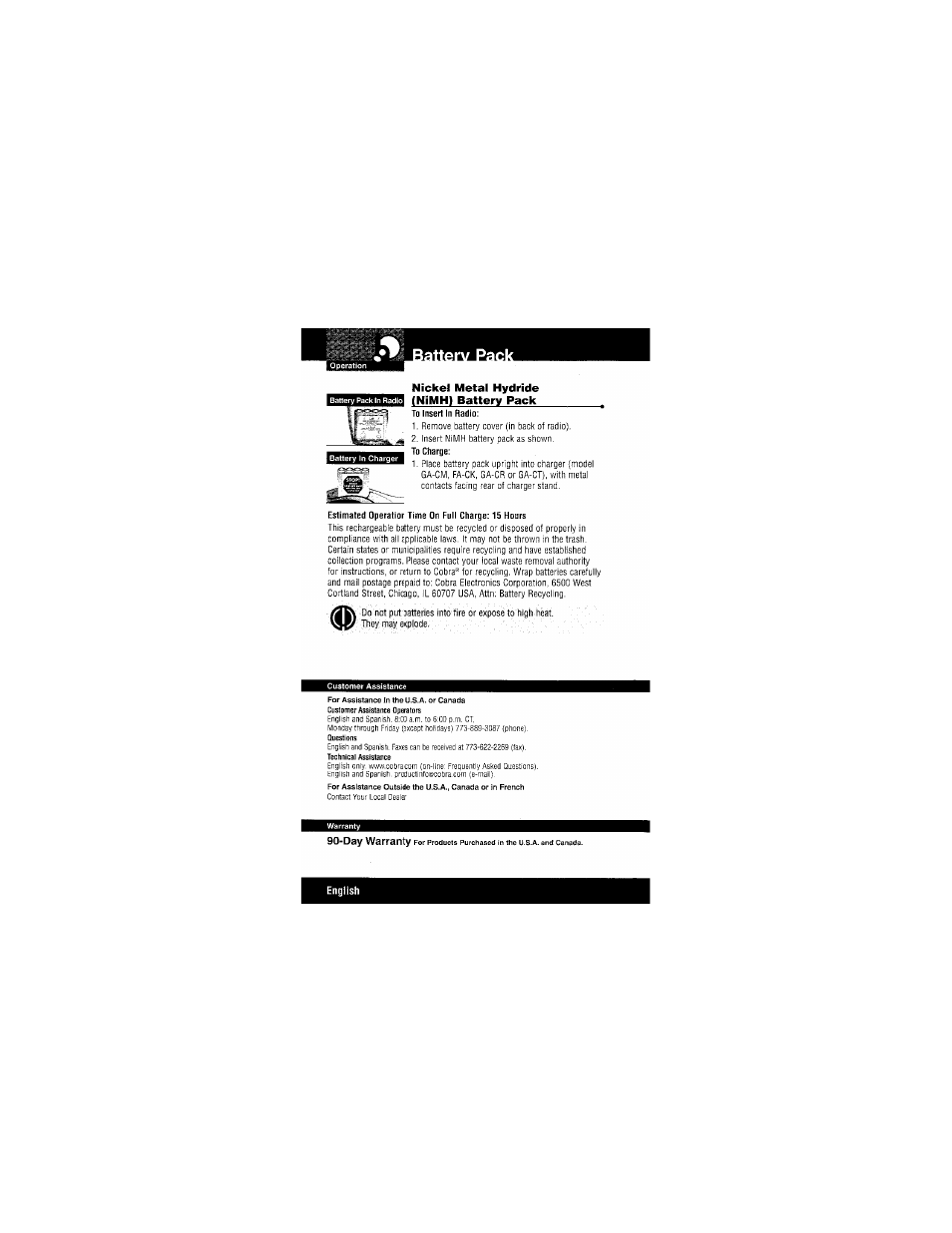 Cobra Electronics PR350WX User Manual | Page 22 / 31