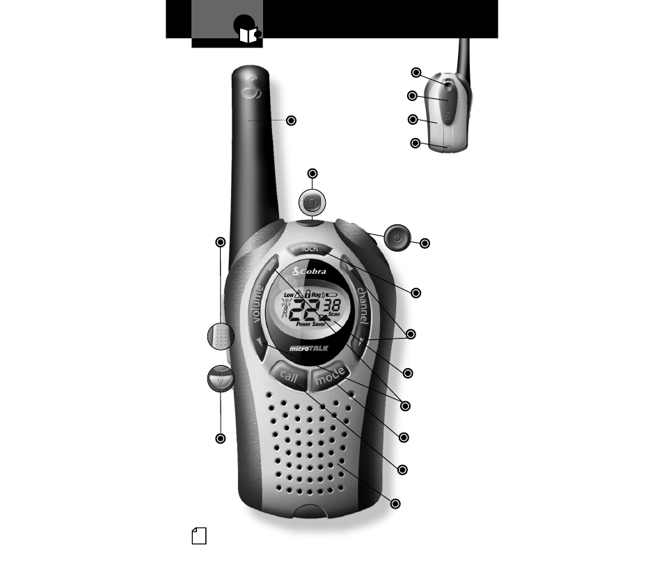 Parts & controls, Product features | Cobra Electronics PR350WX User Manual | Page 3 / 31