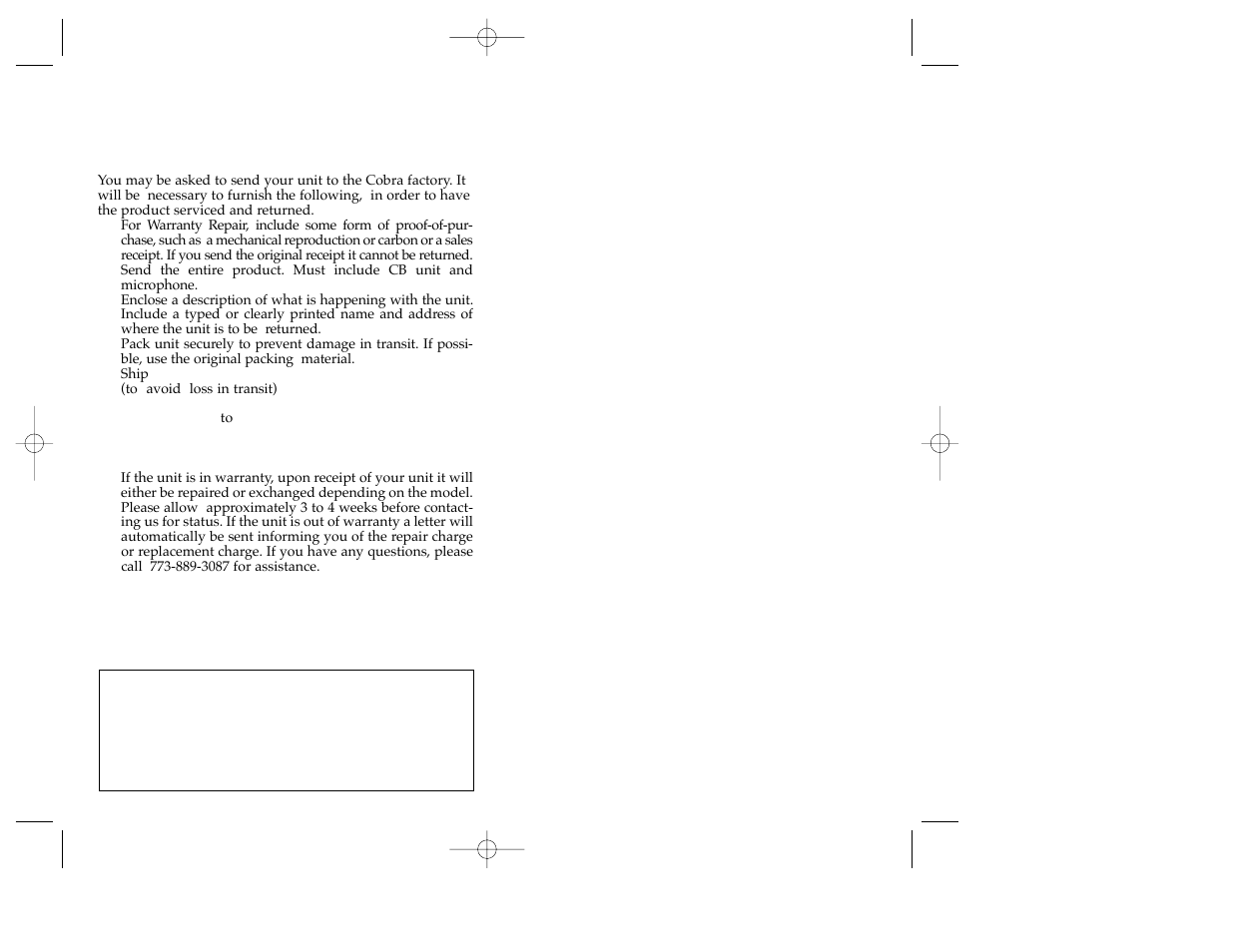 Cobra Electronics 18 WX ST User Manual | Page 7 / 9