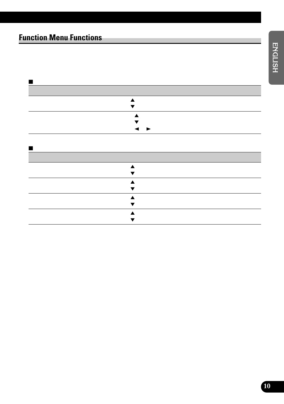 Function menu functions | Pioneer DEH-3110 User Manual | Page 11 / 52