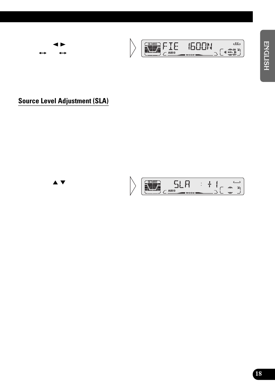 Source level adjustment (sla) | Pioneer DEH-3110 User Manual | Page 19 / 52