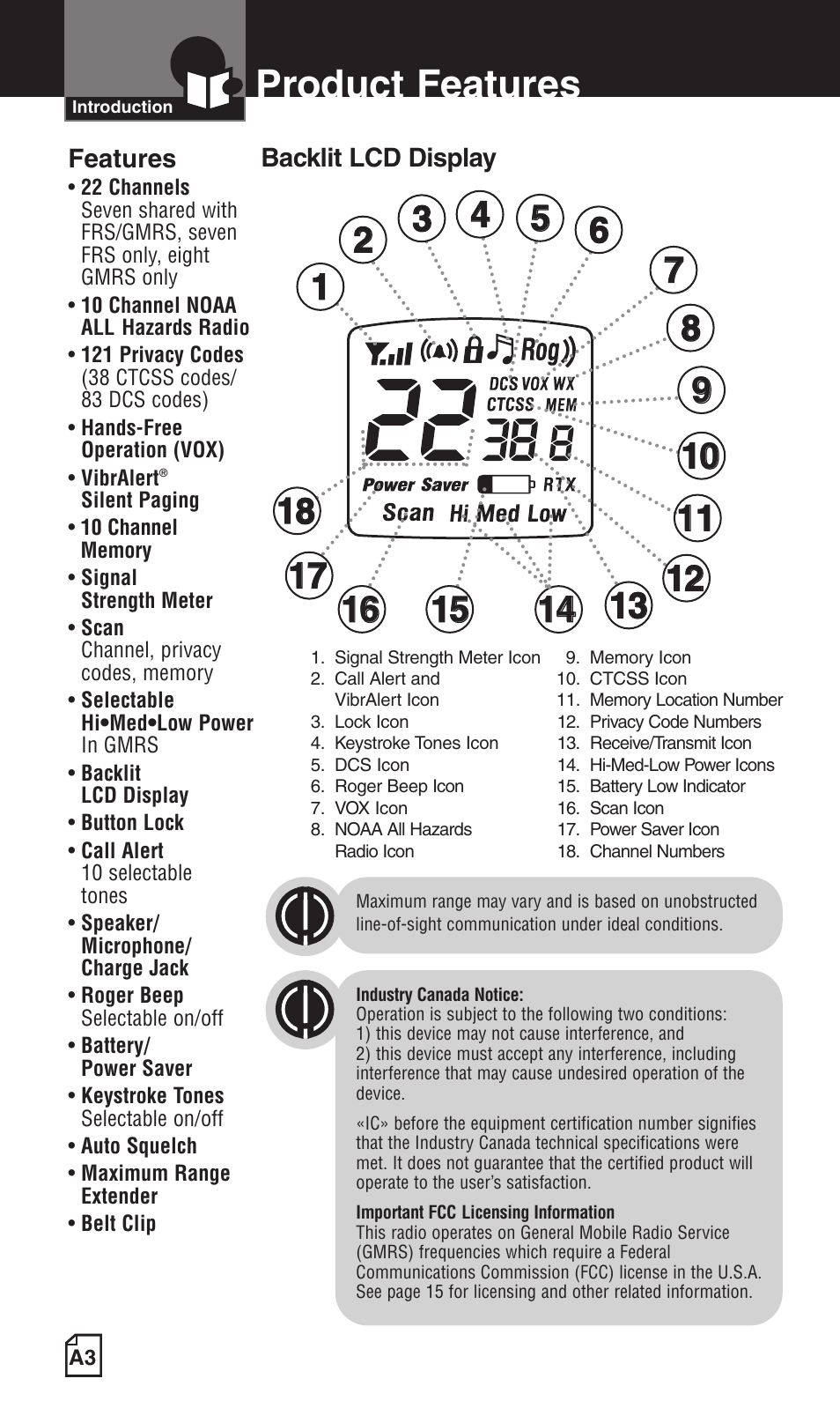Product features | Cobra Electronics LI 6500WXC User Manual | Page 4 / 34