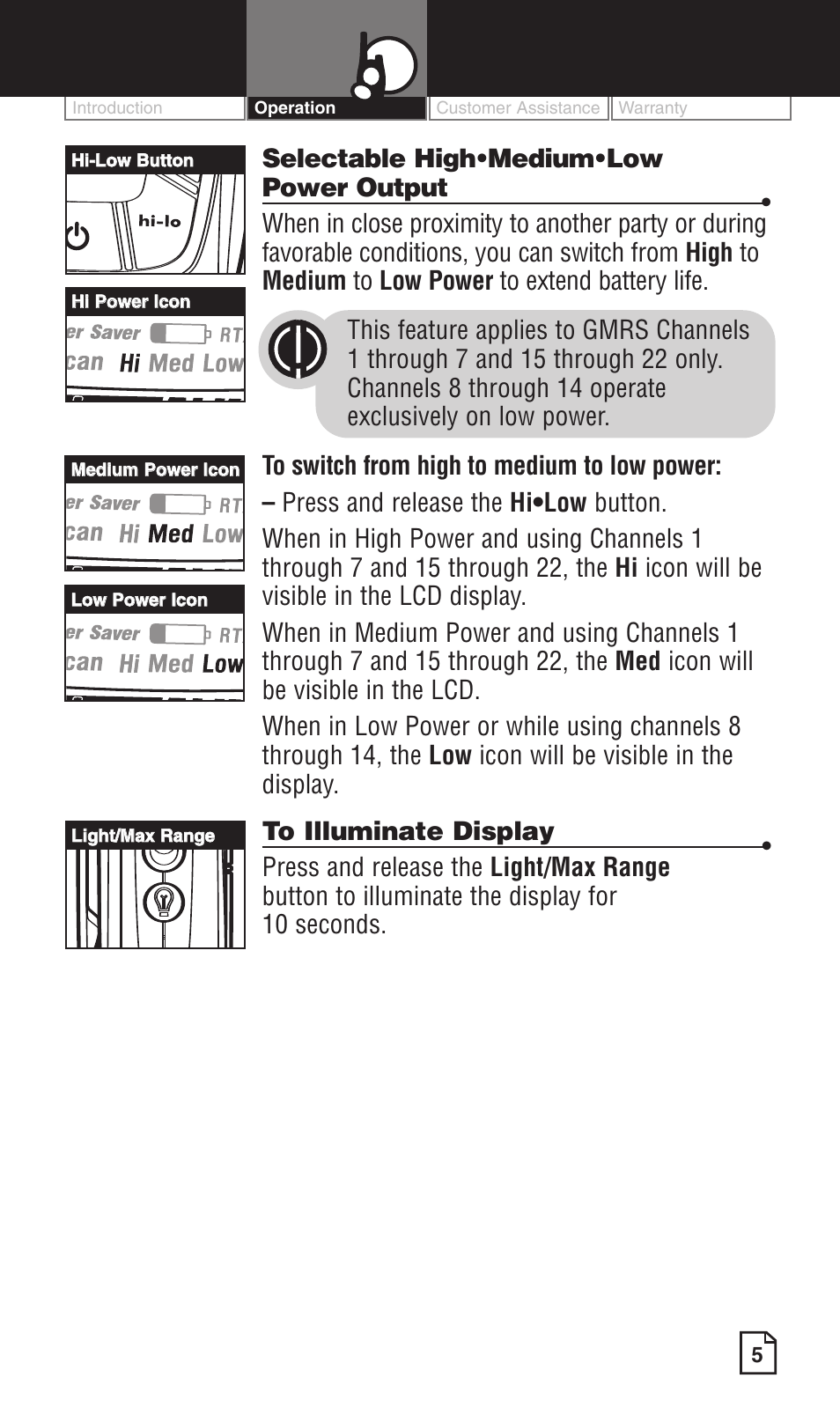 Cobra Electronics LI 6500WXC User Manual | Page 9 / 34