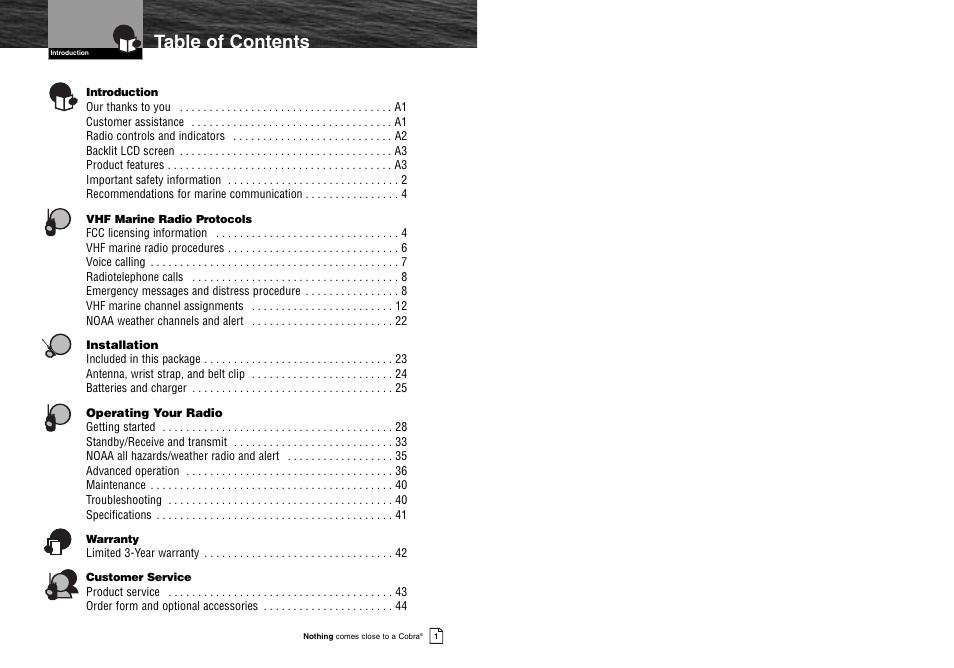 Cobra Electronics MR HH300 User Manual | Page 3 / 25