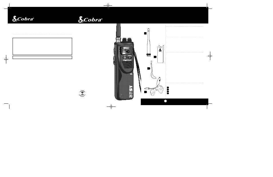 Cobra Electronics 37 ST User Manual | 15 pages