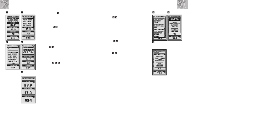 Trip meter page | Cobra Electronics GPS100 S User Manual | Page 10 / 27