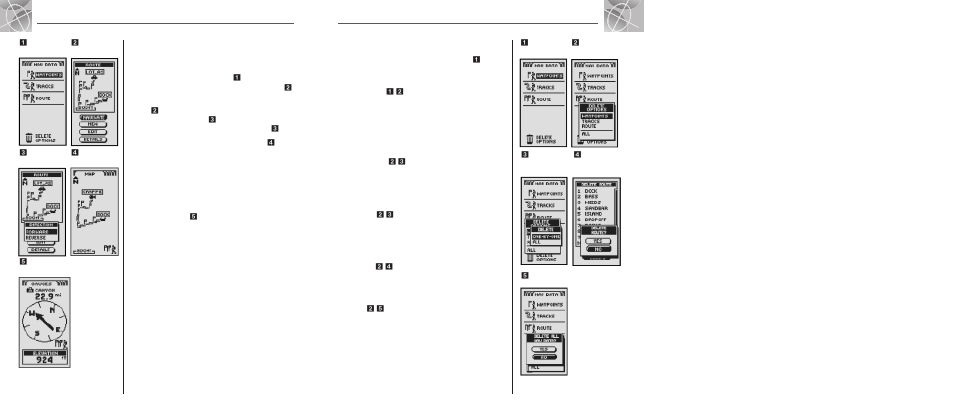 Delete options | Cobra Electronics GPS100 S User Manual | Page 16 / 27