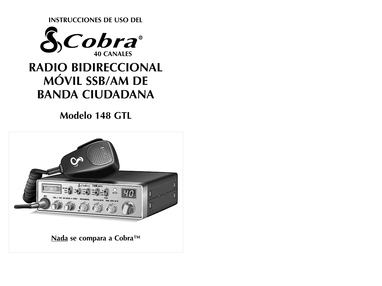 Modelo 148 gtl | Cobra Electronics HH36ST User Manual | Page 13 / 24