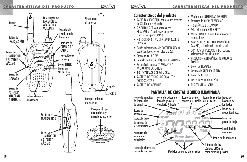 Cobra Electronics MICROTALK PR 950 DX User Manual | Page 11 / 19