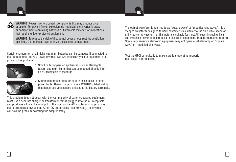 Important safety information | Cobra Electronics CPI M2200 User Manual | Page 4 / 16