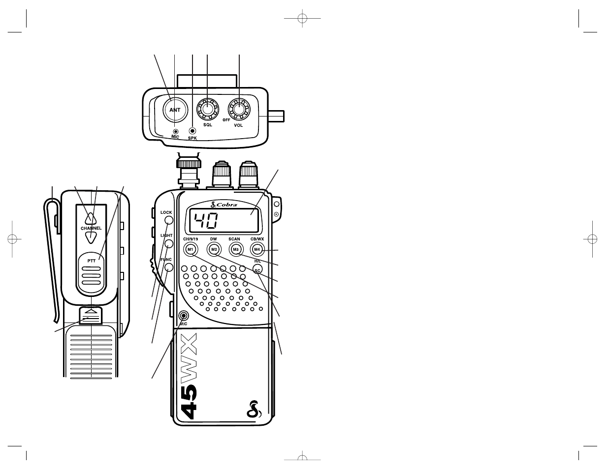Cobra Electronics 45WX User Manual | Page 3 / 12