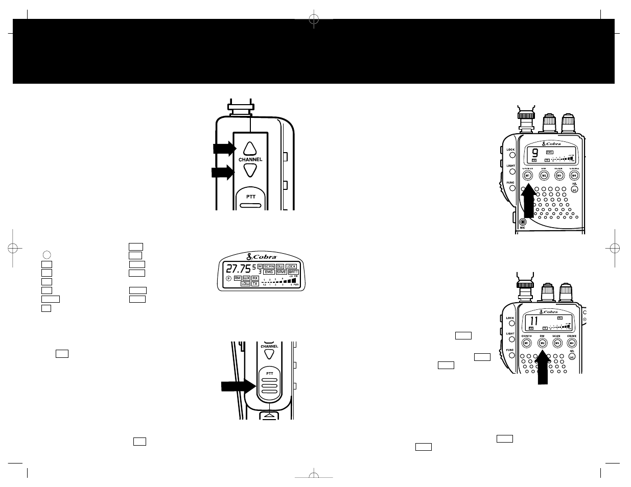 Operation | Cobra Electronics 45WX User Manual | Page 6 / 12