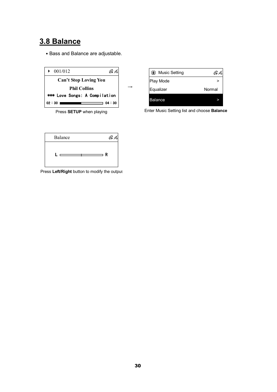 8 balance | Cobra Electronics CIR 2000 A User Manual | Page 30 / 76