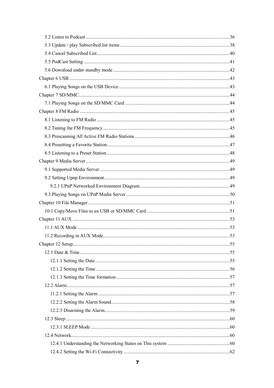 Cobra Electronics CIR 2000 A User Manual | Page 7 / 76