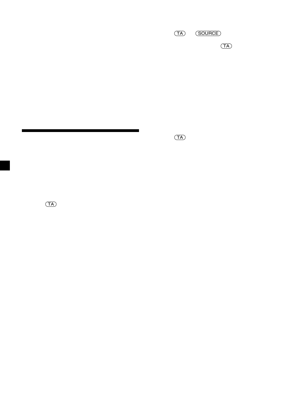 Listening to traffic announcements | Sony XR-4200R User Manual | Page 16 / 152