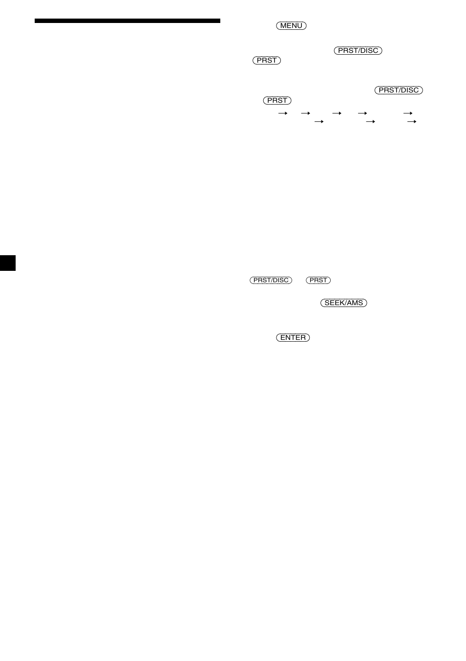 22 changing the sound and display settings | Sony XR-4200R User Manual | Page 22 / 152