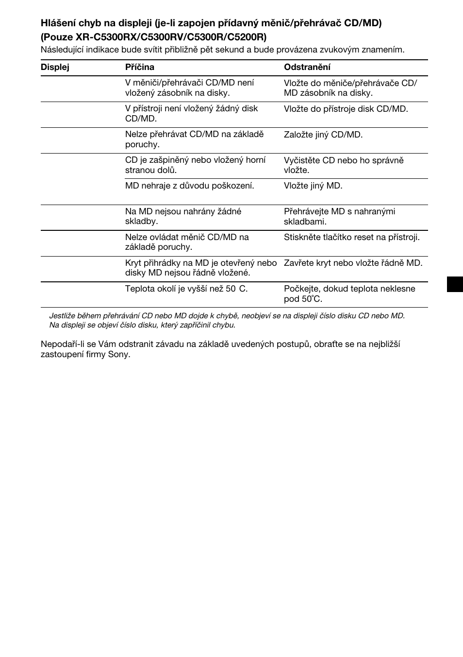 Sony XR-4200R User Manual | Page 61 / 152