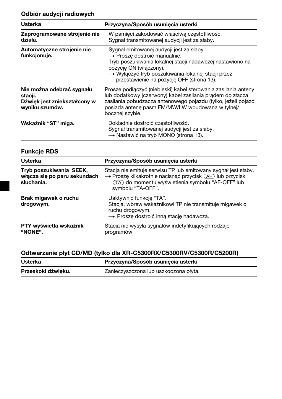 Sony XR-4200R User Manual | Page 90 / 152