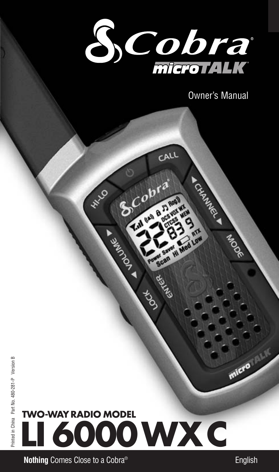 Cobra Electronics LI 6000WXC User Manual | 19 pages