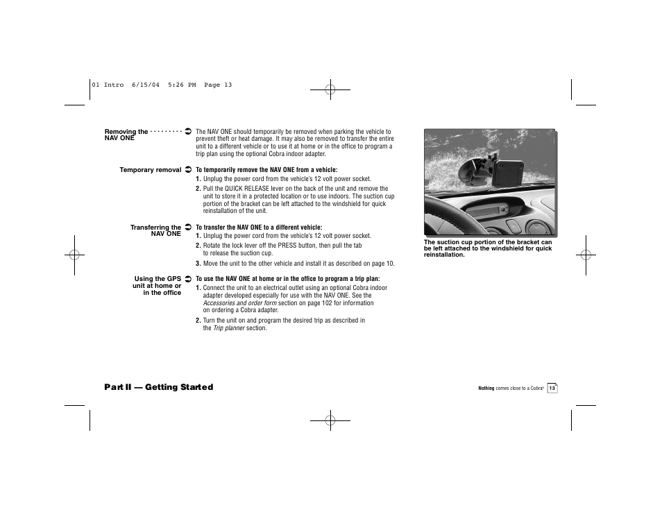 Cobra Electronics 2000 User Manual | Page 14 / 105