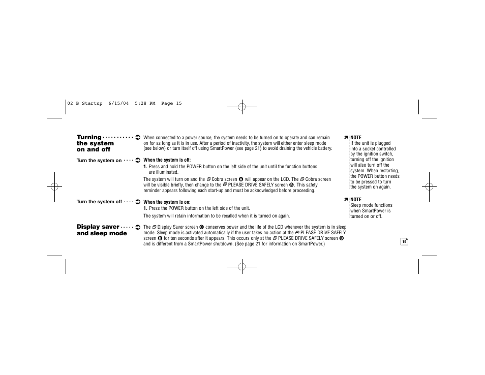 Cobra Electronics 2000 User Manual | Page 16 / 105