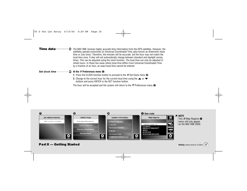 Cobra Electronics 2000 User Manual | Page 26 / 105