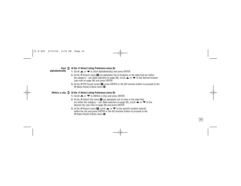 Cobra Electronics 2000 User Manual | Page 50 / 105