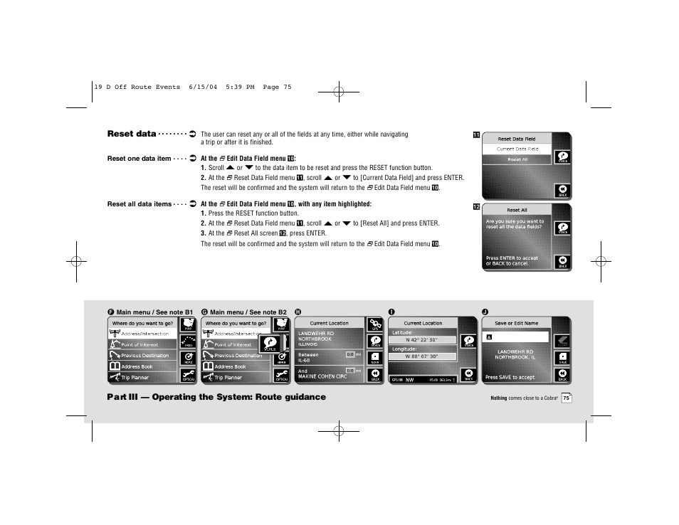 Cobra Electronics 2000 User Manual | Page 66 / 105