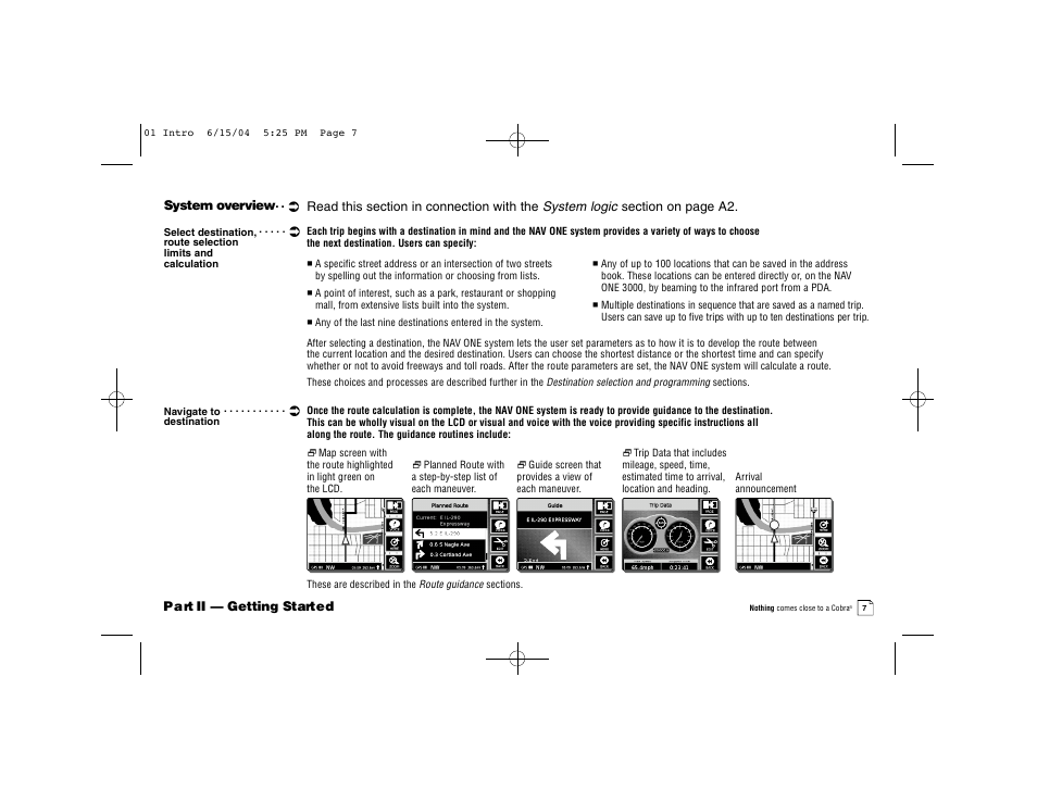 Cobra Electronics 2000 User Manual | Page 8 / 105