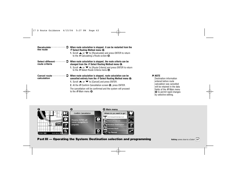 Cobra Electronics 2000 User Manual | Page 80 / 105