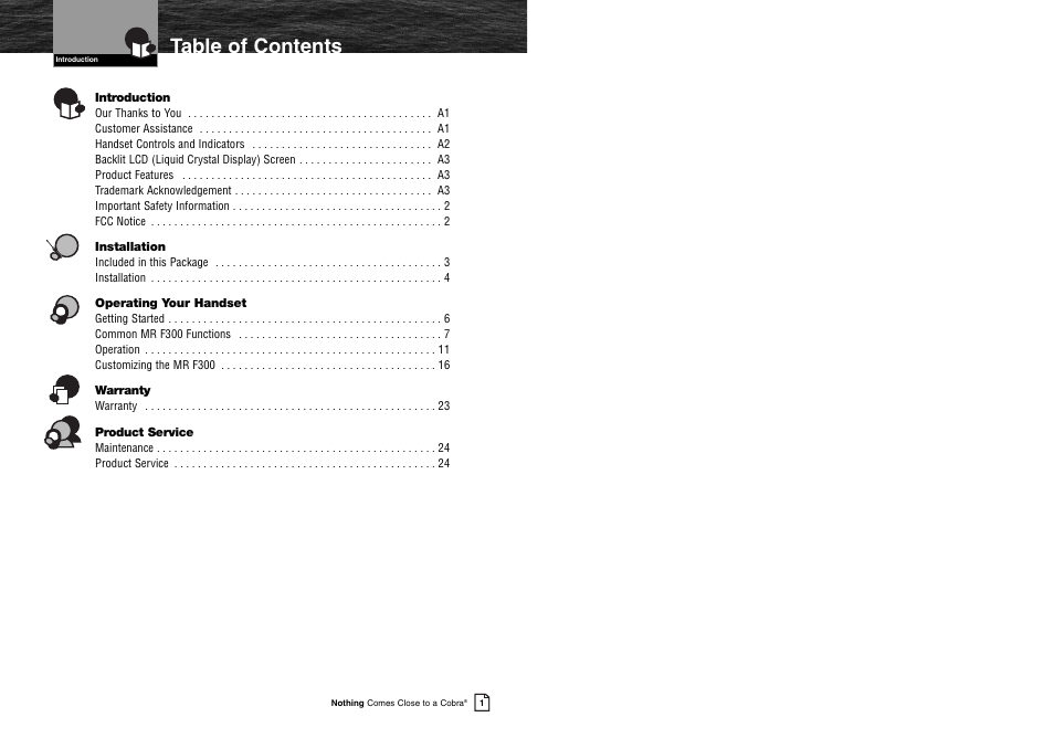 Cobra Electronics MR F300BT User Manual | Page 3 / 15