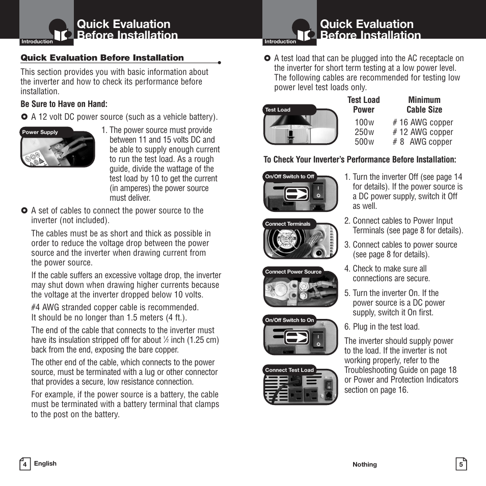 Quick evaluation before installation | Cobra Electronics CPI-2500 User Manual | Page 5 / 14