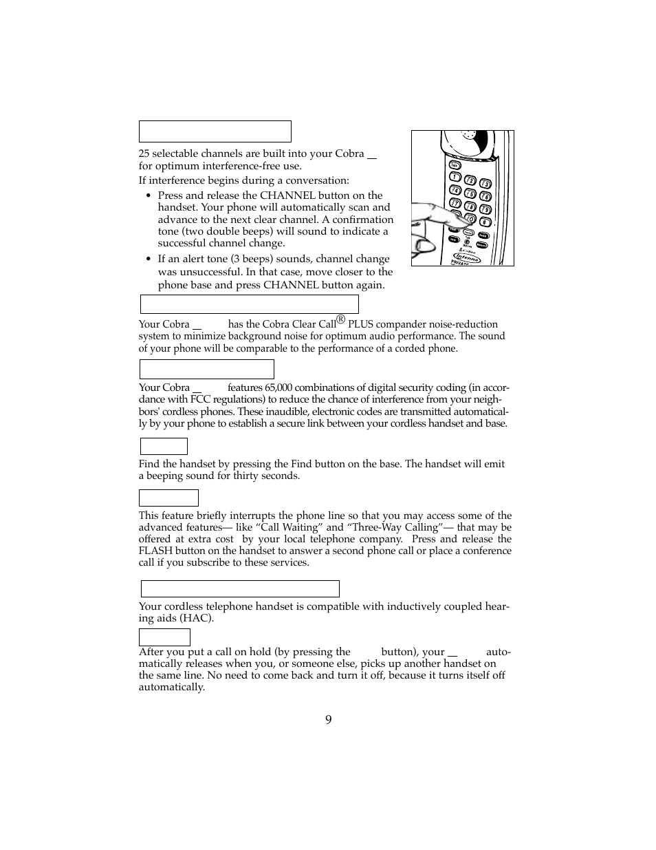 Cobra Electronics CP-2507 User Manual | Page 10 / 20