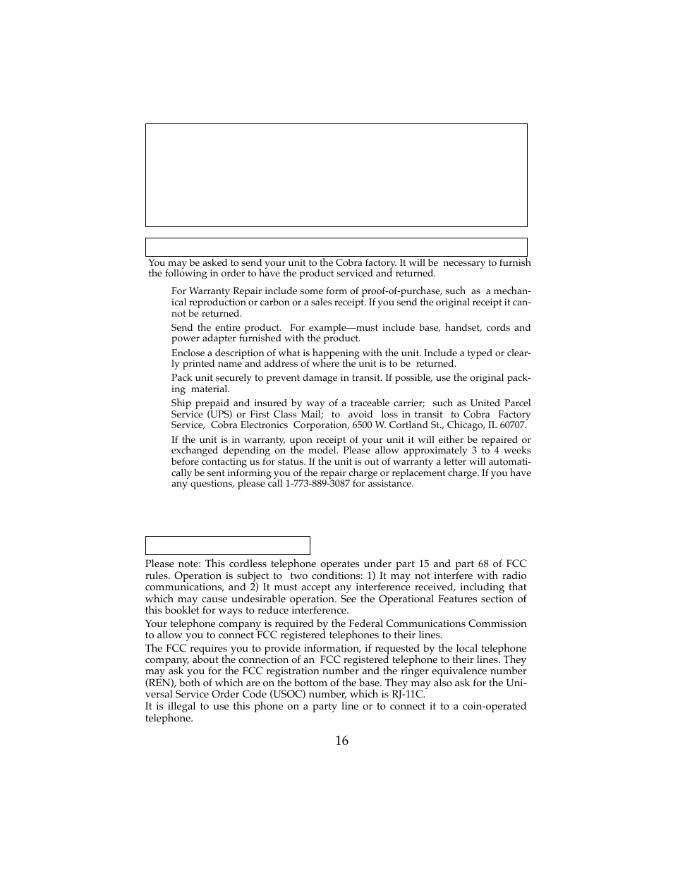 Cobra Electronics CP-2507 User Manual | Page 17 / 20