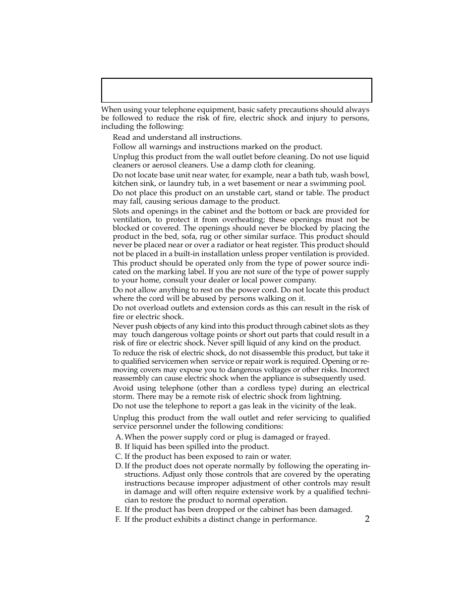 Important safety instructions | Cobra Electronics CP-2507 User Manual | Page 3 / 20