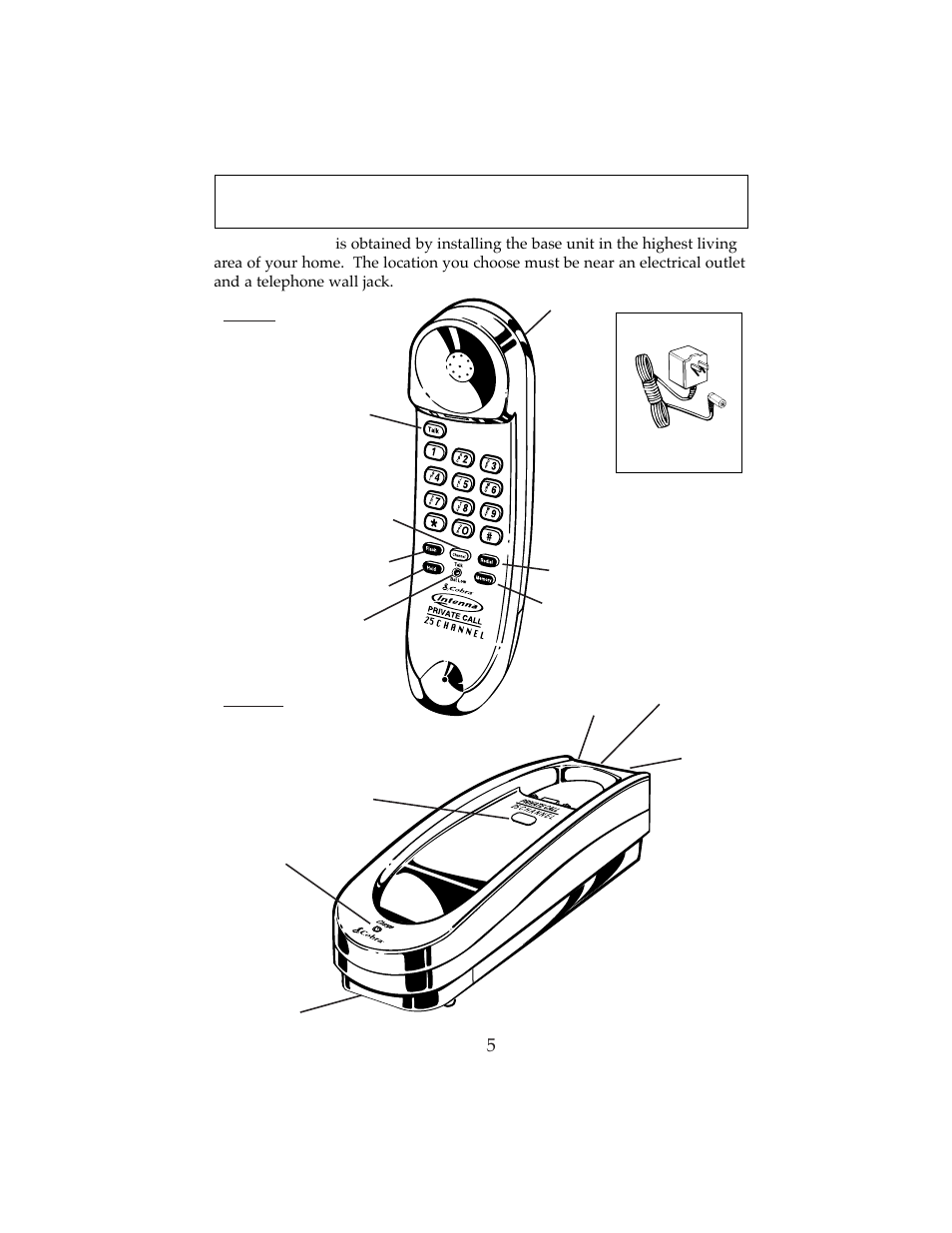 Installation information | Cobra Electronics CP-2507 User Manual | Page 6 / 20