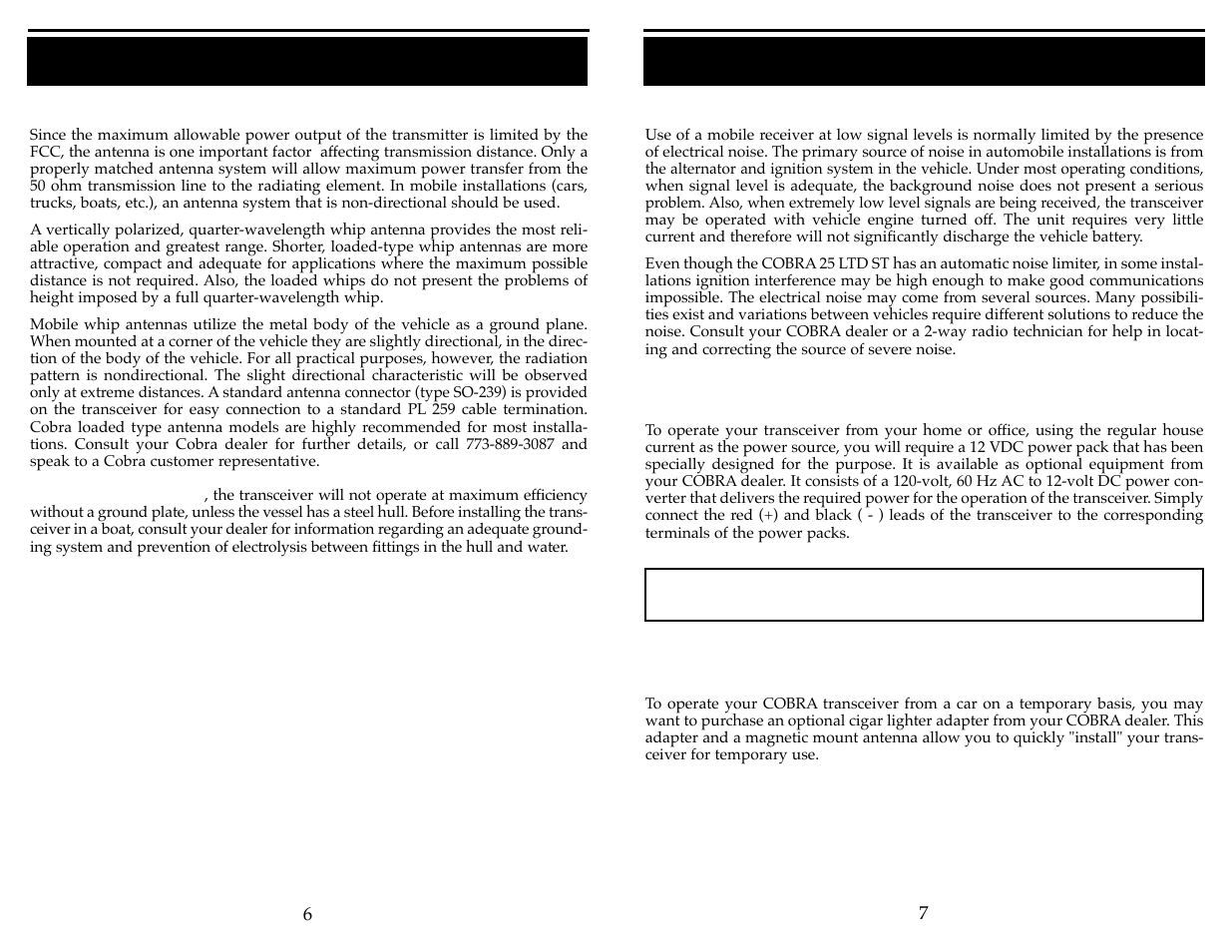 Installation (cont.) | Cobra Electronics 25 LTD ST User Manual | Page 5 / 11