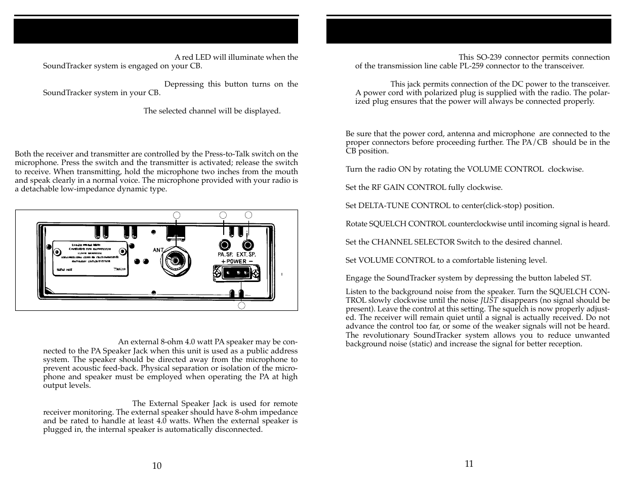 Operation (cont.) | Cobra Electronics 25 LTD ST User Manual | Page 7 / 11