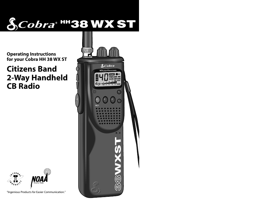 Cobra Electronics HH 38 WX ST User Manual | 23 pages