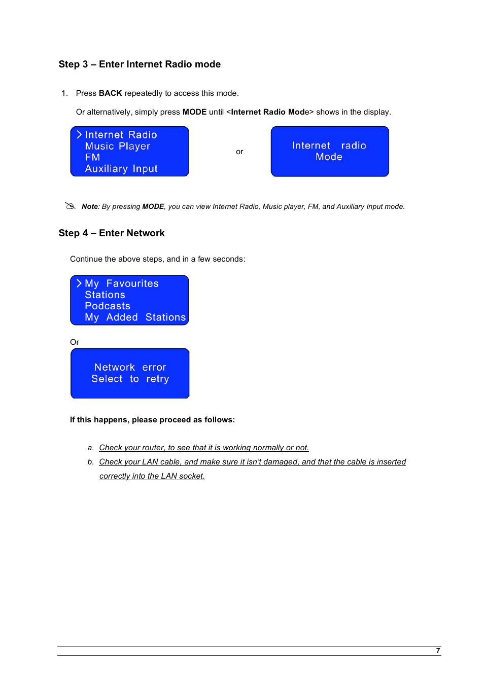 Cobra Electronics CIR 1000 A User Manual | Page 10 / 35