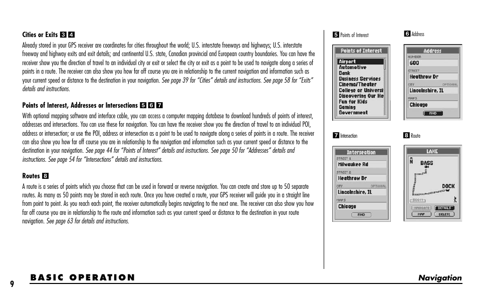 Cobra Electronics GPS 1000 User Manual | Page 11 / 104