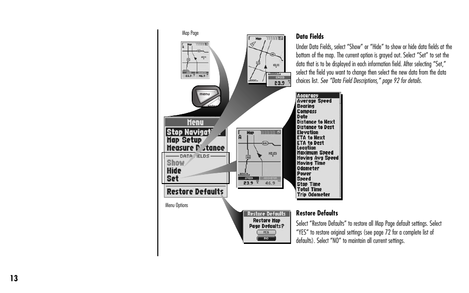 Cobra Electronics GPS 1000 User Manual | Page 15 / 104
