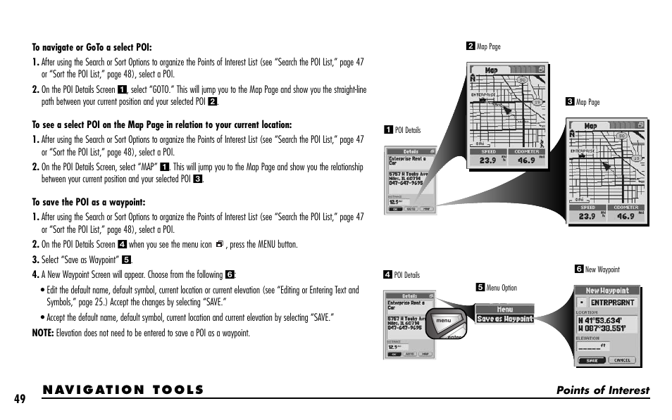 Cobra Electronics GPS 1000 User Manual | Page 51 / 104